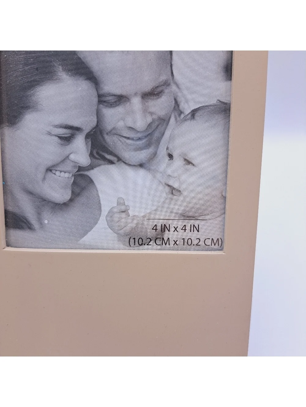 Neutral 'All Smiles' Photo Frame 4x4 Image